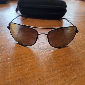 Revo Brown Aviator Sunglasses